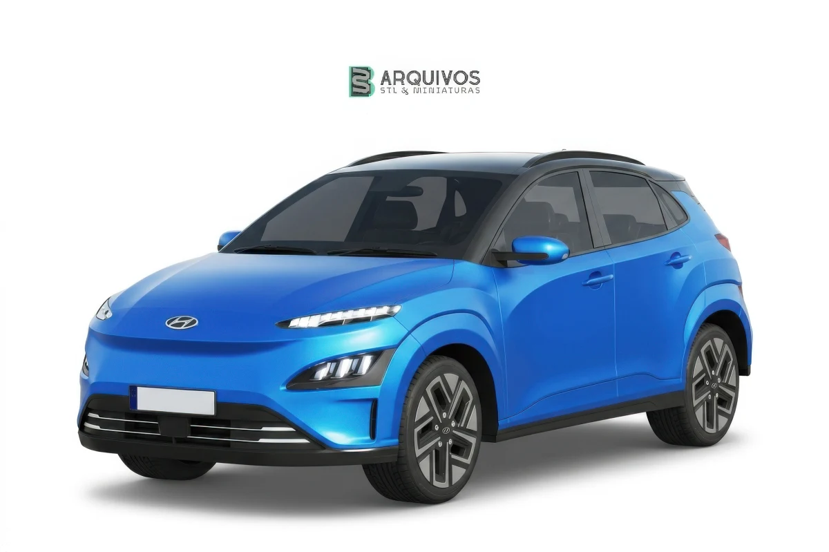 Modelo 3D STL - Hyundai KONA electric 2022